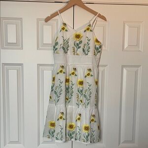 Dillards GB Girl’s Floral Sundress with Yellow Flowers
